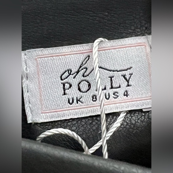 NWOT Oh Polly Faux Vegan Pleather Pants Sz 4 - Picture 6 of 11